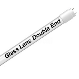 EZ LED T8 Double End Type B FROST glass lens retrofit tube, 18watt, 4000K Natural White Color