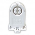 Fluorescent tall non-shunted rotary lock medium bi-pin snap in with nib socket for T8 LED  lamps