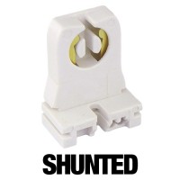 SHUNTED Fluorescent socket for T12 or T8 lamps