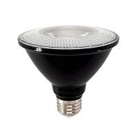 LED 11watt Par30 Short Neck flood light bulb warm white 3500K 40° dimmable Black Body