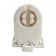 Fluorescent low profile non-shunted rotary lock bi-pin snap in socket for T8 LED  lamps