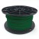 LED green Christmas light blank wire bulk spool 250ft, 2-wire AWG18, SPT-1 rated, 120VAC